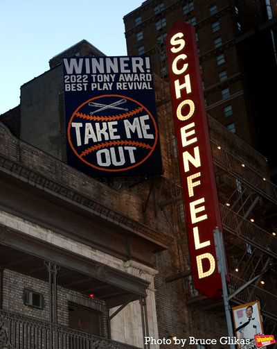 Signage at The Schoenfeld Theater Photo