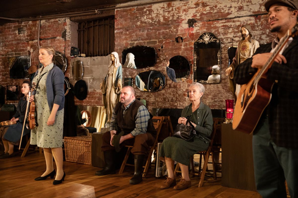 The company at Photos: First Look at Jim Parsons, A.J. Shively, Mare Winningham & More in A MAN OF NO IMPORTANCE