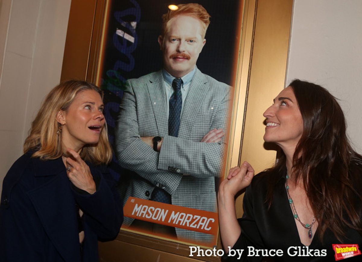 Celia Keenan-Bolger and Sara Bareilles at 