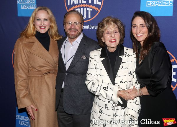 Katie Finneran, Barry Weissler, Fran Weissler and Sara Bareilles Photo