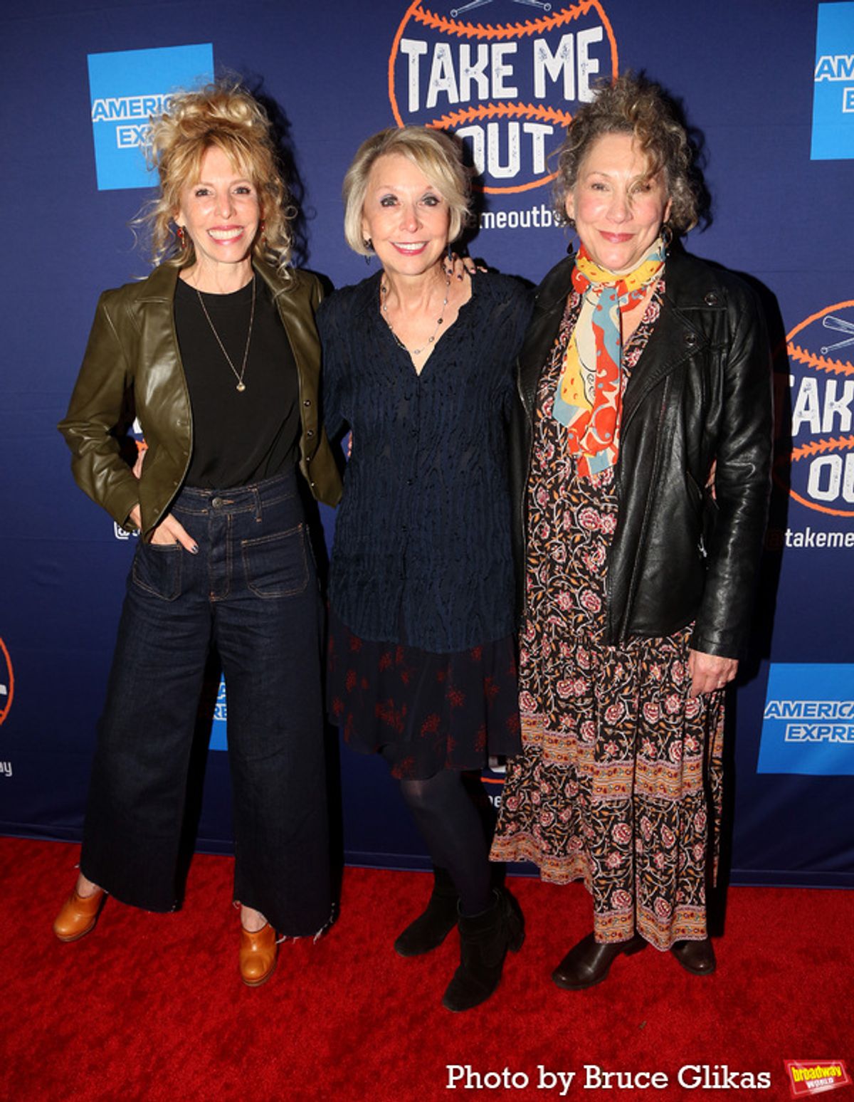 Maddie Corman, Julie Halston and Randy Graff  at 