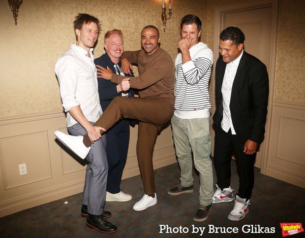 Bill Heck, Jesse Tyler Ferguson, Jesse Williams, Michael Oberholtzer and Brandon J. D Photo