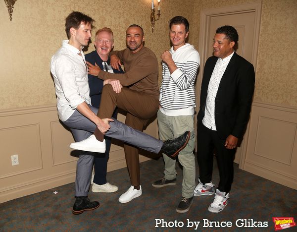 Bill Heck, Jesse Tyler Ferguson, Jesse Williams, Michael Oberholtzer and Brandon J. D Photo