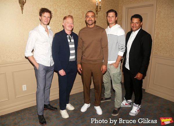 Bill Heck, Jesse Tyler Ferguson, Jesse Williams, Michael Oberholtzer and Brandon J. D Photo