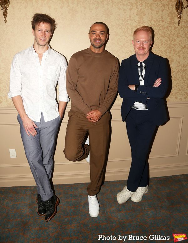 Bill Heck, Jesse Williams and Jesse Tyler Ferguson Photo