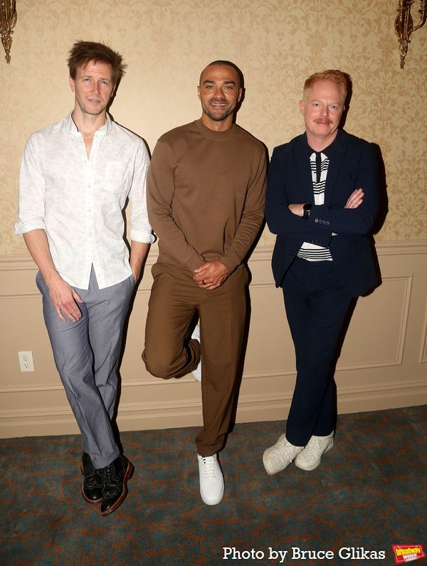 Bill Heck, Jesse Williams and Jesse Tyler Ferguson Photo