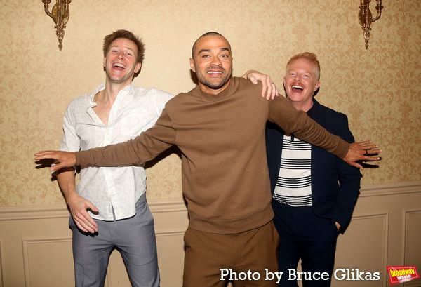 Bill Heck, Jesse Williams and Jesse Tyler Ferguson Photo