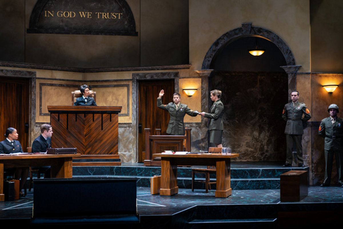 The Company of A Few Good Men at Photos: First Look at La Mirada Theatre's A FEW GOOD MEN
