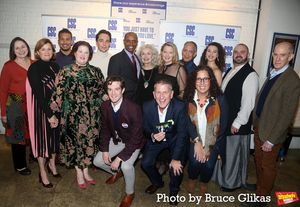 Alma Cuervo, Mare Winningham, Da'Von T. Moody, Kara Mikula, Jim Parsons, Nathaniel Stampley, A.J. Shively, Mary Beth Peil, Jessica Tyler Wright, Tom Kirdahy (holding a photo of husband Book Writer Terrence McNally), Mara Isaacs, Thom Sesma, Shereen Ahmed, Joel Waggoner and William Youmans @ BroadwayWorld Alma Cuervo, Mare Winningham, Da'Von T. Moody, Kara Mikula, Jim Parsons, Nathaniel St Photo