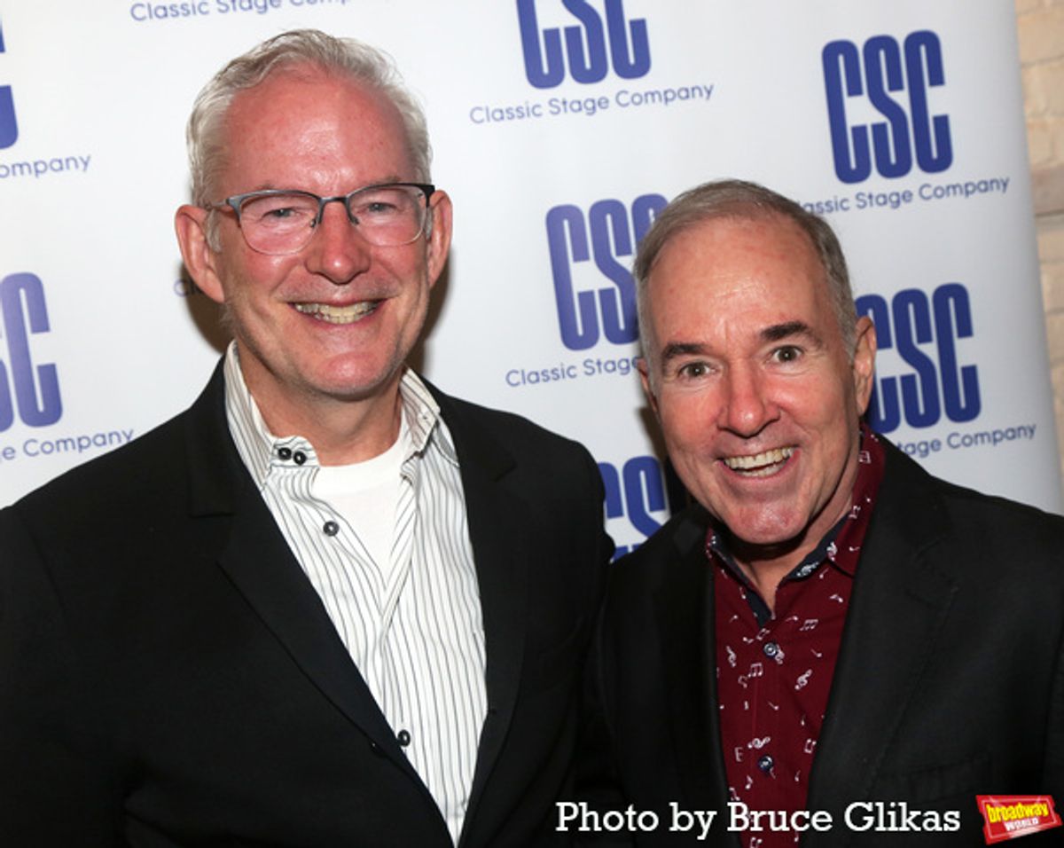 Orchestrator Bruce Coughlin and Composer Stephen Flaherty at 