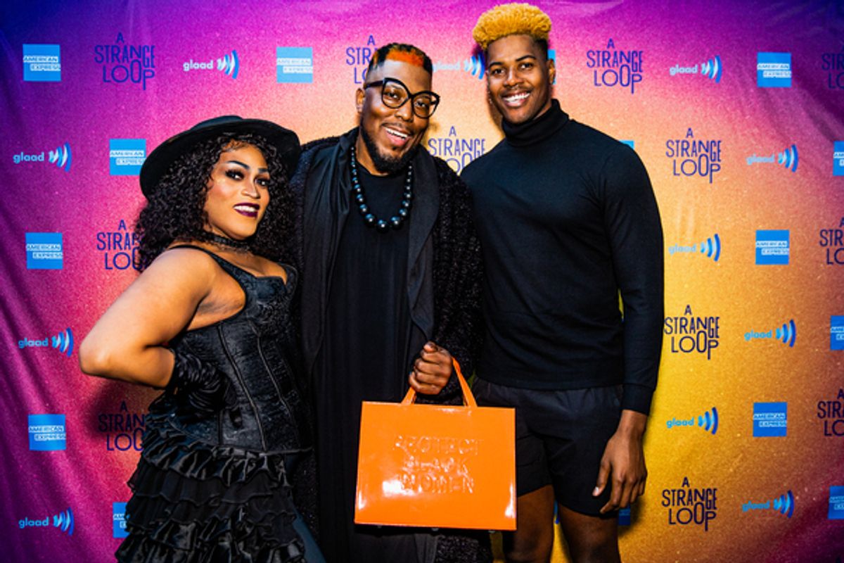 Jada Valenciaga, DJ 2Face and guest at Photos: A STRANGE LOOP Celebrates Big, Black and Queer Night With Bob the Drag Queen & More