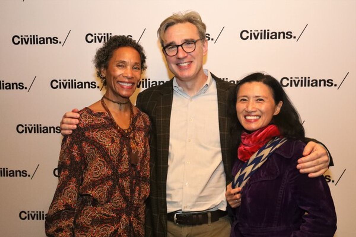 Alicia Villarosa, Tom DeKay, Hesu Coue-Wilson at Photos: Go Inside Opening Night of THE UNBELIEVING at 59E59 Theaters