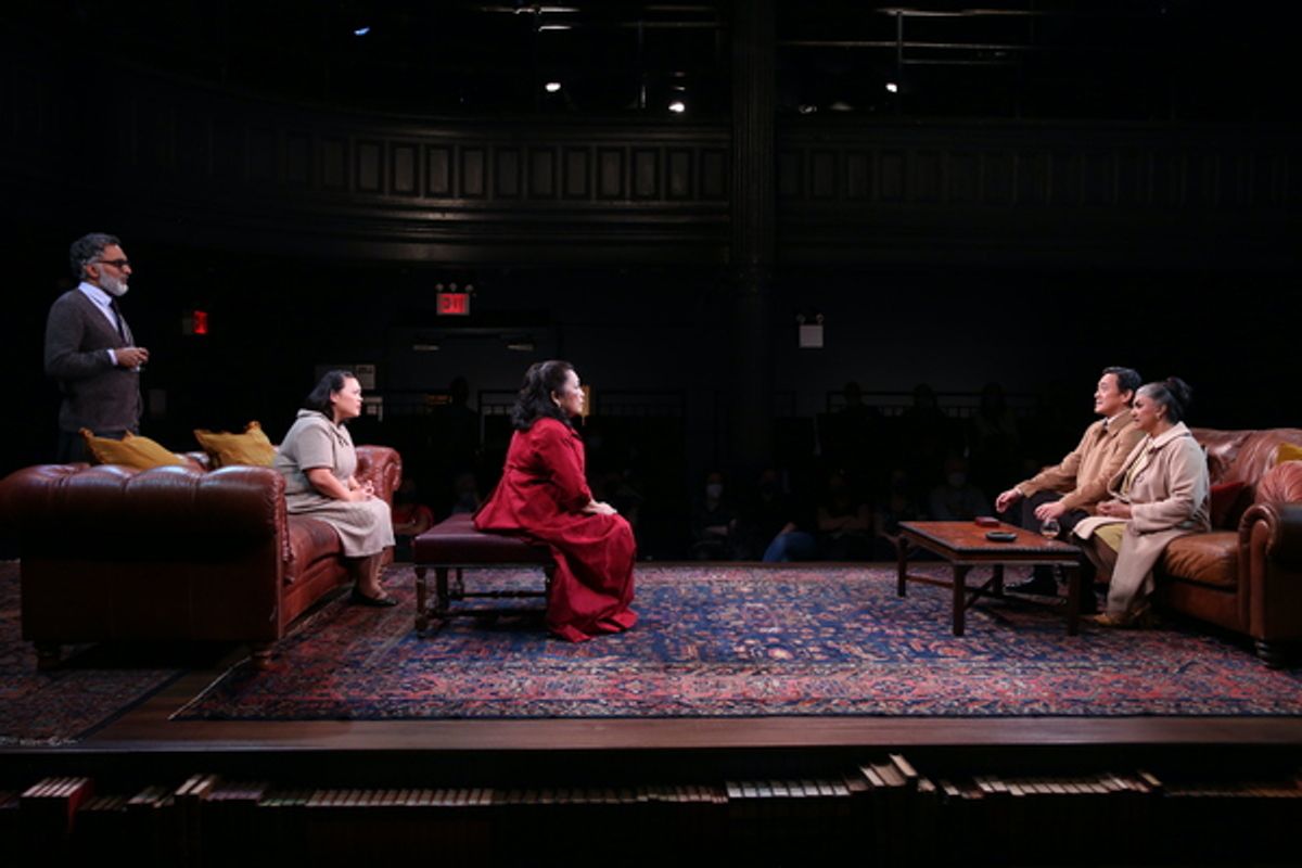 The cast at Photos: First Look at Transport Group and NAATCO's A DELICATE BALANCE