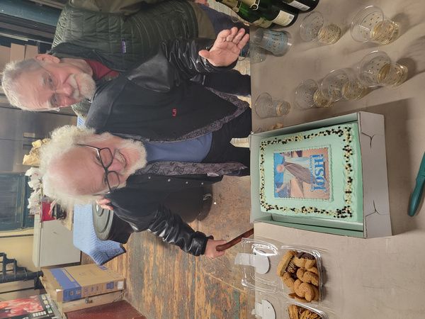 On Friday, October 28th, JOSH MOSTEL and RICHARD MASUR celebrated their first perform Photo