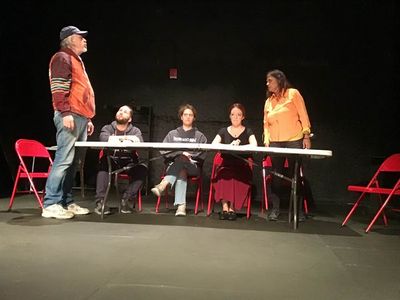 The cast of WHAT DO WE DO ABOUT WALTER? Photo