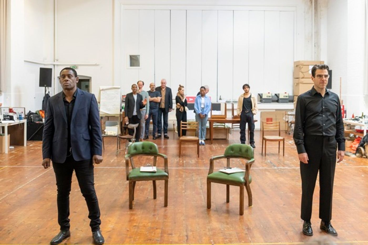 Photos: Inside Rehearsal For BEST OF ENEMIES, Starring Zachary Quinto and More!  Image
