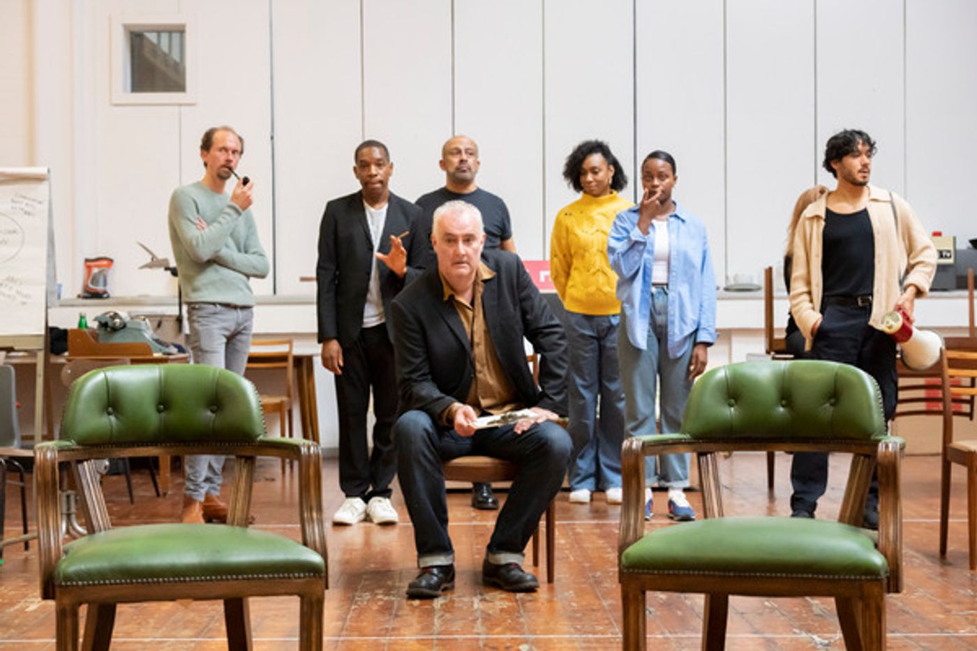 Photos: Inside Rehearsal For BEST OF ENEMIES, Starring Zachary Quinto and More!  Image