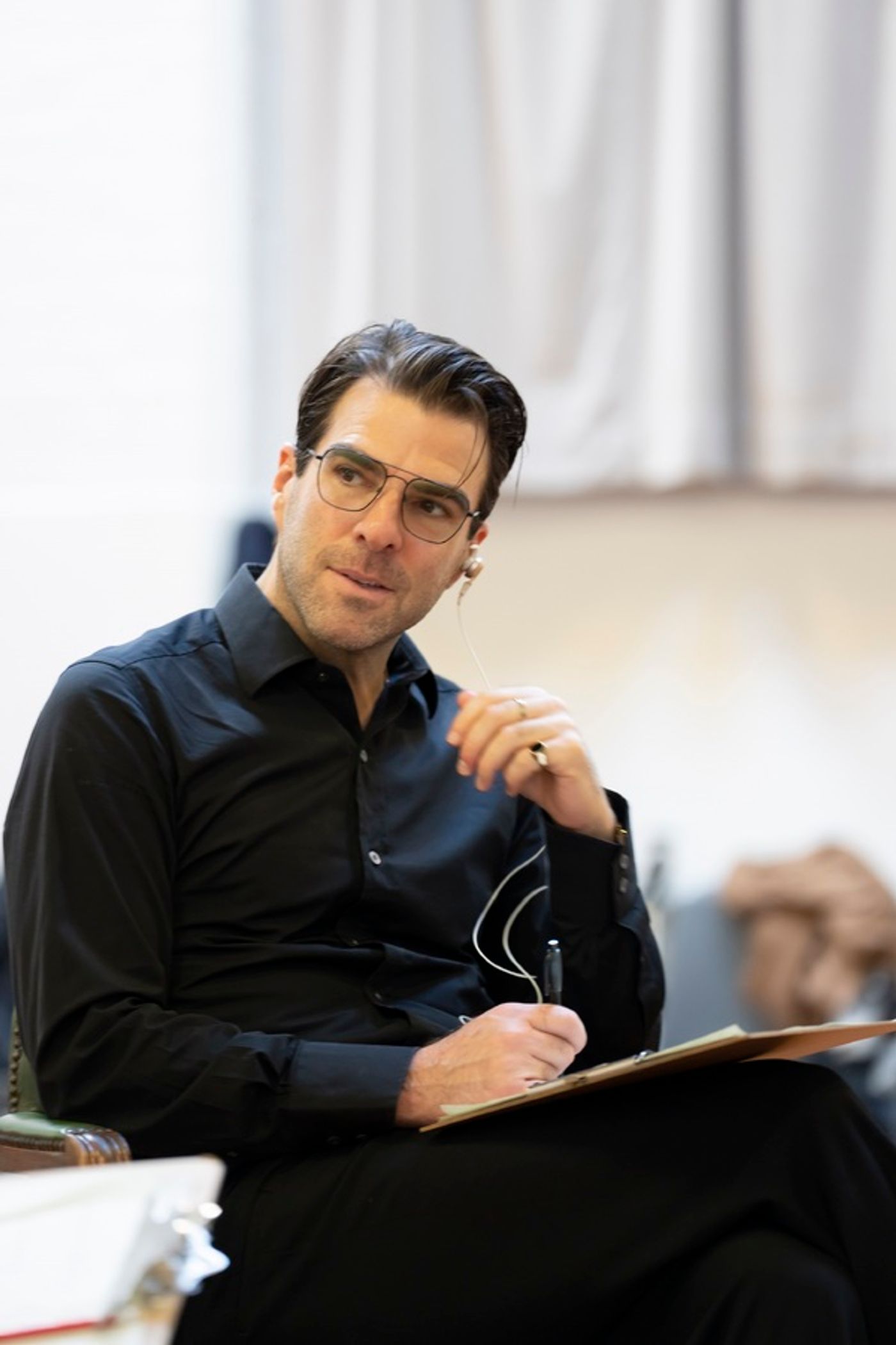 Photos: Inside Rehearsal For BEST OF ENEMIES, Starring Zachary Quinto and More!  Image