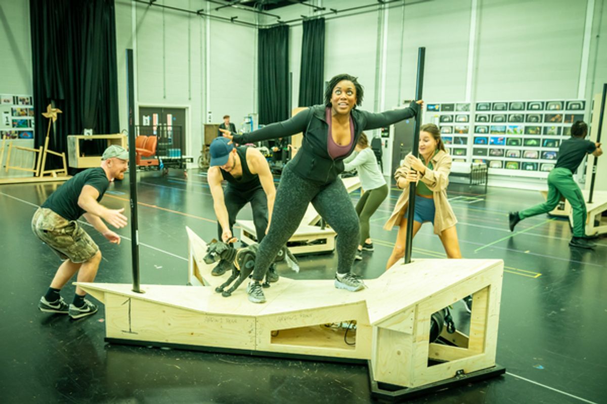Cast at Photos: Inside Rehearsal For THE WIZARD OF OZ at Leicester Curve