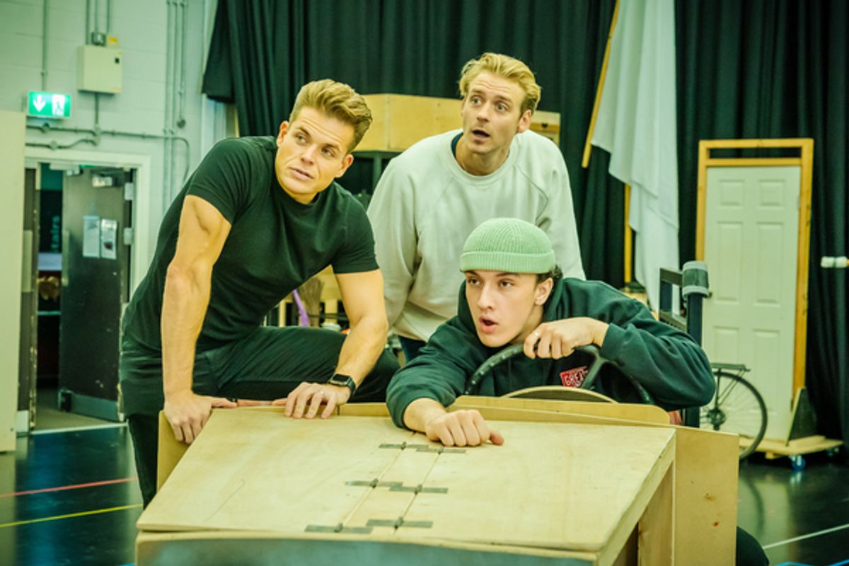 Giovanni Spano, Jonny Fines, Paul French at 