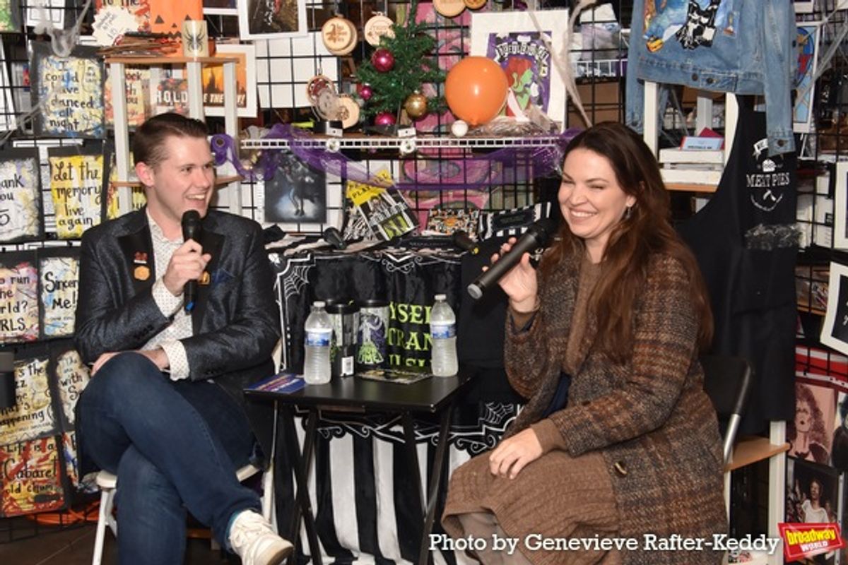 Rye Myers and Julie Boardman from The Museum of Broadway at 