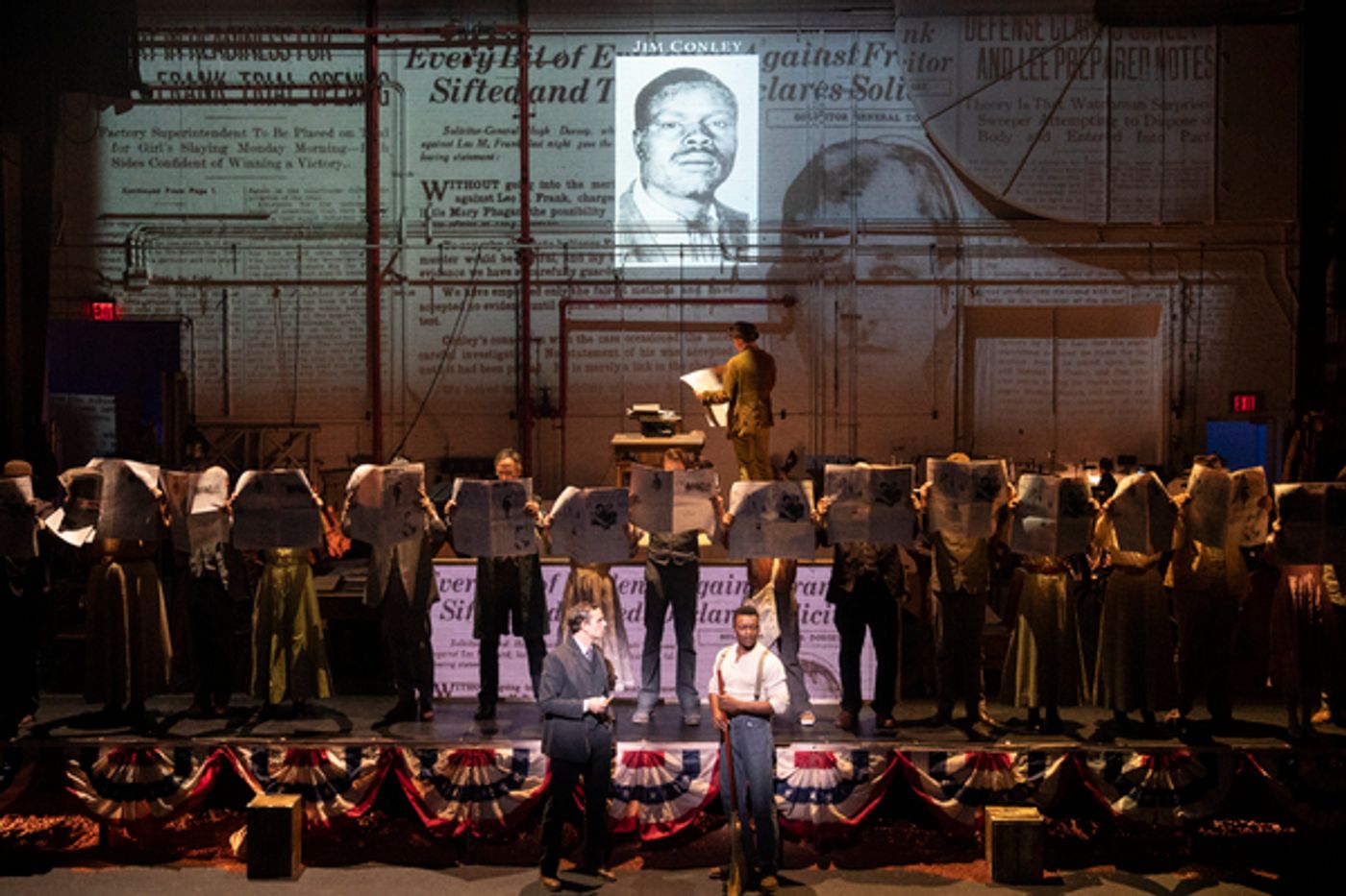 Photos & Video: First Look at Ben Platt, Micaela Diamond & More in PARADE  Image