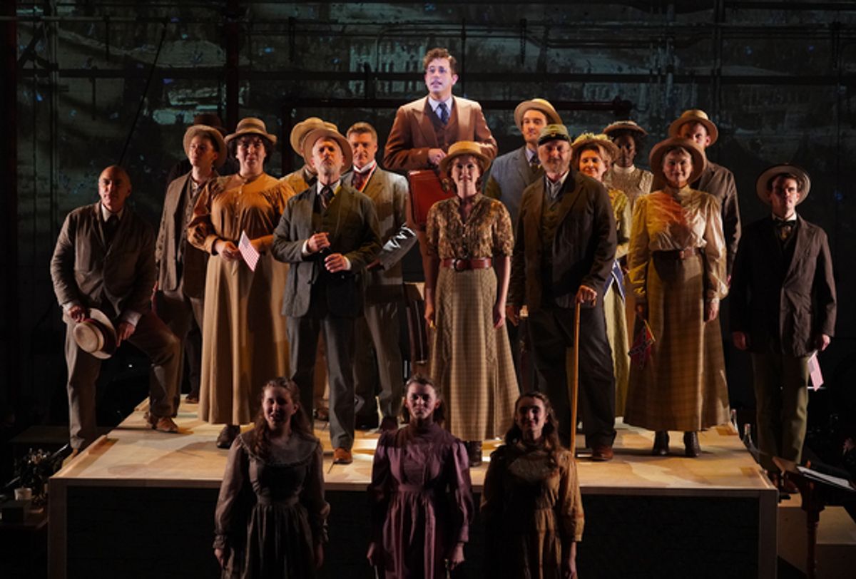 The cast of Parade at Photos & Video: First Look at Ben Platt, Micaela Diamond & More in PARADE