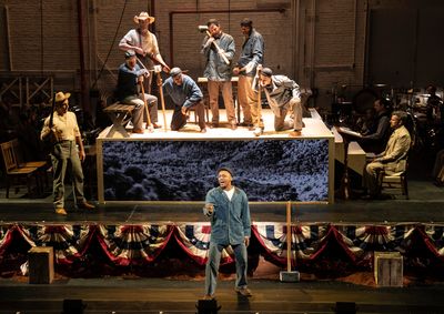 Alex Joseph Grayson (center) with the cast  Photo