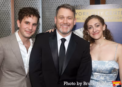Ben Platt, Director Michael Arden and Micaela Diamond Photo