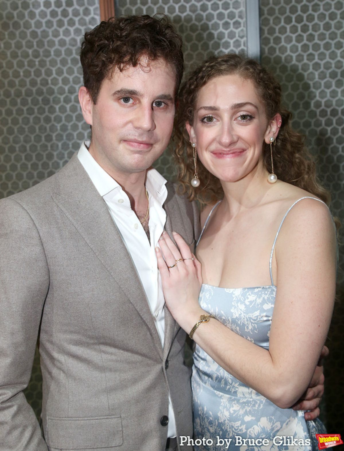 Ben Platt and Micaela Diamond at 