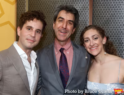 Ben Platt, Composer Jason Robert Brown and Micaela Diamond Photo