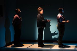 David Anzuelo, Emily Joy Weiner, and Nikomeh Anderson Photo