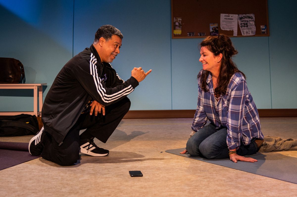 Emily Joy Weiner and David Anzuelo  at 