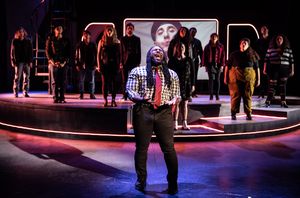 Eric Lewis with the cast @ BroadwayWorld Eric Lewis with the cast Photo