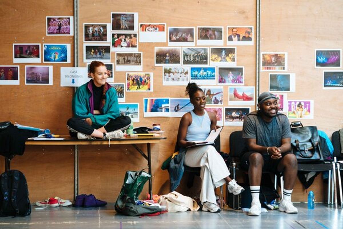 Anna Davey, Leah St. Luce, Jamal Franklin at 