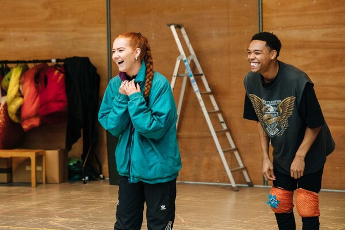 Anna Davey, Toyan Thomas-Browne at 