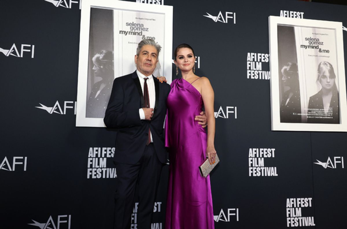 lek Keshishian, Director, and Selena Gomez at 