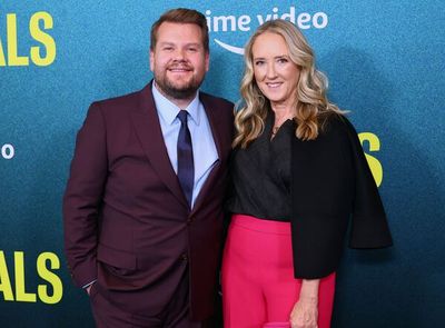 James Corden and Jennifer Salke, Head of Amazon Studios Photo