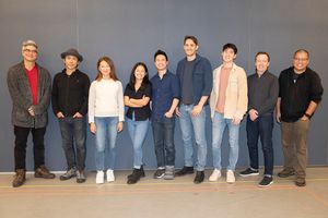 Lloyd Suh , Jinn S. Kim, Amy Kim Waschke, Shannon Tyo,
Whit K. Lee, Ben Chase, Eric Yang, Christopher Liam Moore and Eric Ting @ BroadwayWorld Lloyd Suh , Jinn S. Kim, Amy Kim Waschke, Shannon Tyo,
Whit K. Lee, Ben Chase, Eric Photo