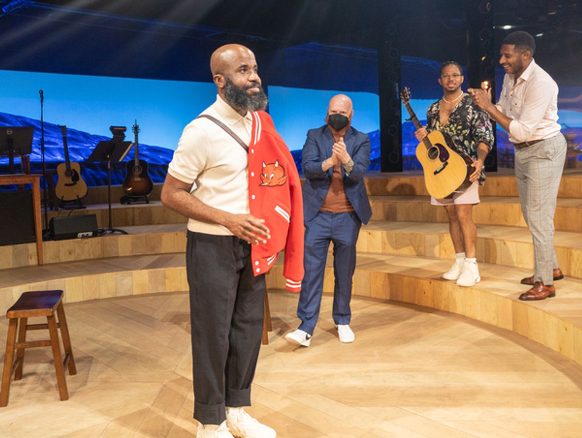 Jeff Augustin, Joshua Kahan Brody, Chris Myers, Billy Eugene Jones at 