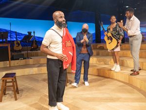 Jeff Augustin, Joshua Kahan Brody, Chris Myers, Billy Eugene Jones @ BroadwayWorld Jeff Augustin, Joshua Kahan Brody, Chris Myers, Billy Eugene Jones Photo