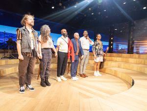 Shaun Bengson, Abigail Bengson, Jeff Augustin, Joshua Kahan Brody, Billy Eugene Jones, Chris Myers @ BroadwayWorld Shaun Bengson, Abigail Bengson, Jeff Augustin, Joshua Kahan Brody, Billy Eugene Jones Photo