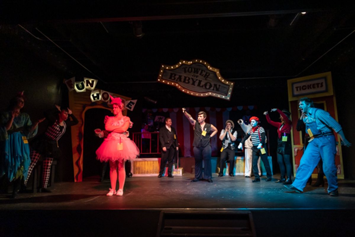 The Cast of GODSPELL at 