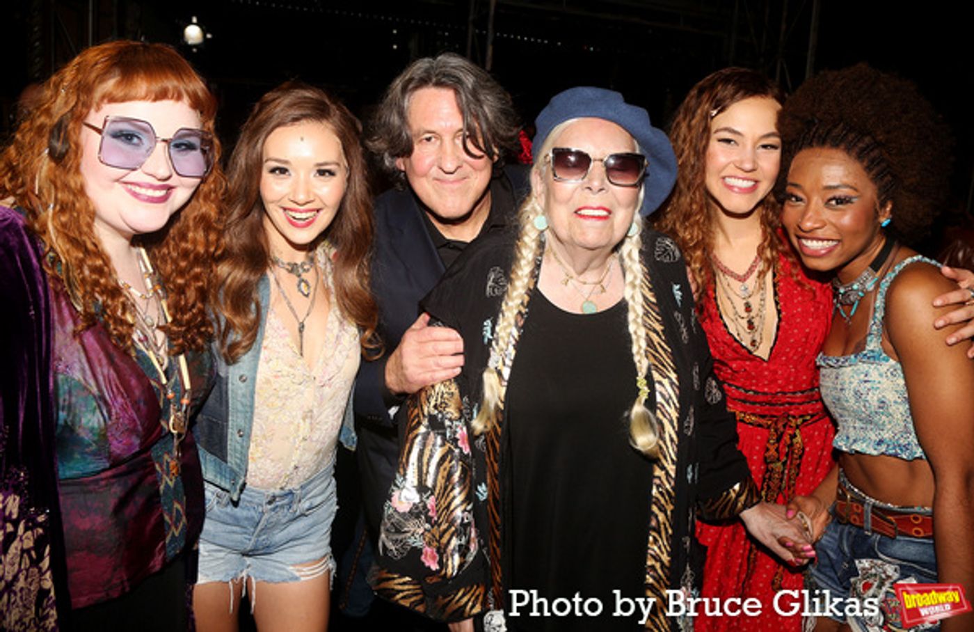 Photos: Joni Mitchell Joins the Cast of ALMOST FAMOUS Backstage on Opening Night  Image