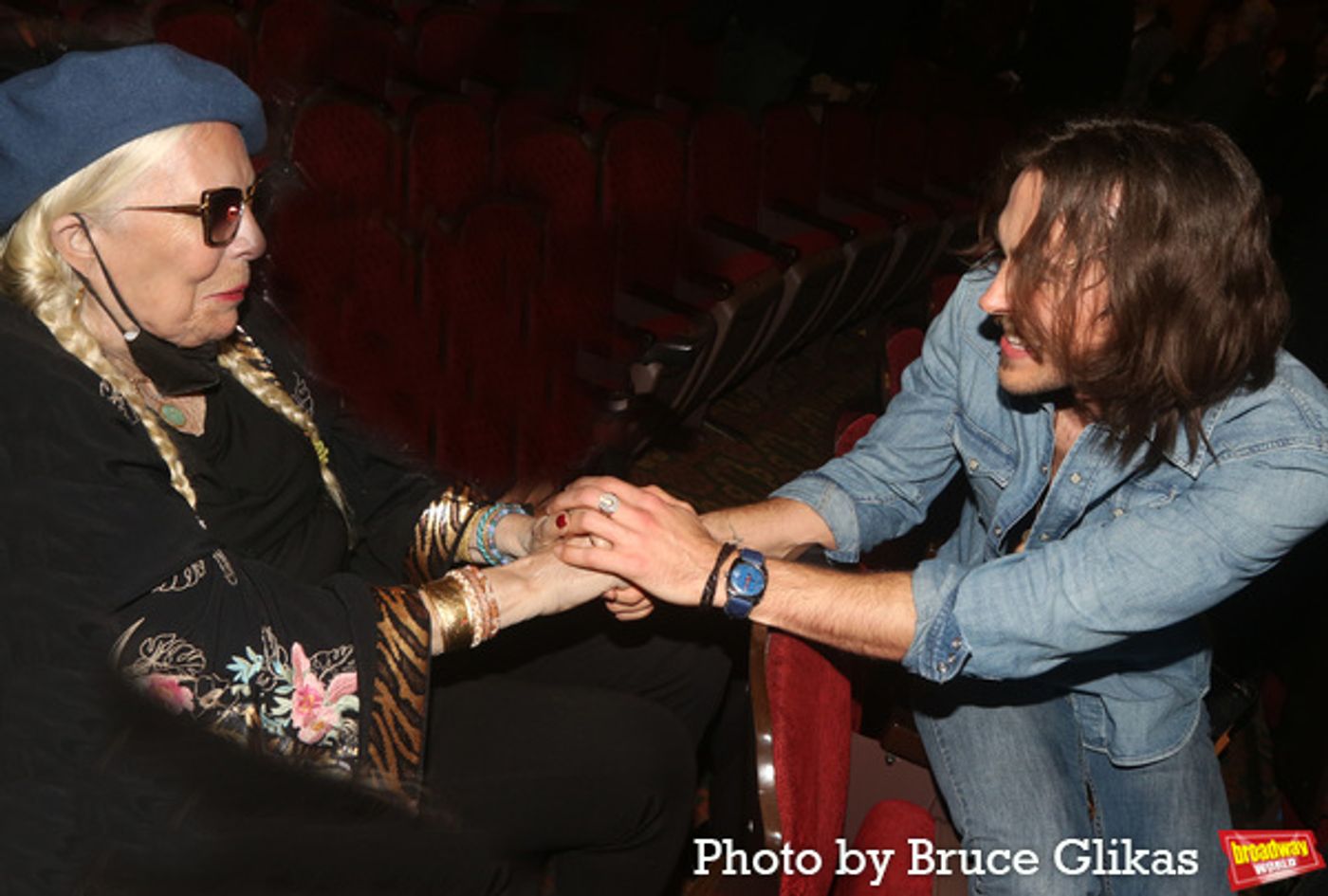 Photos: Joni Mitchell Joins the Cast of ALMOST FAMOUS Backstage on Opening Night  Image