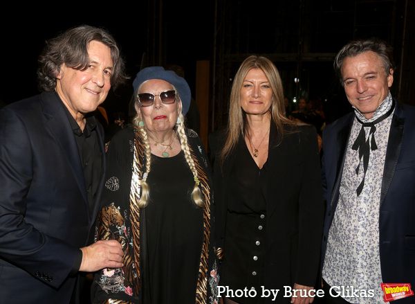 Book Writer Cameron Crowe, Joni Mitchell, Producer Lia Vollack and Set Designer Derek Photo