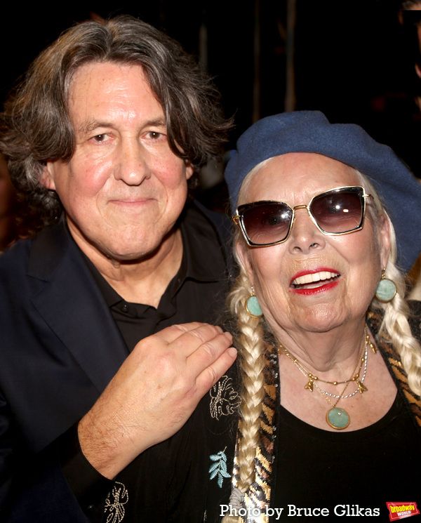 Book Writer Cameron Crowe and Joni Mitchell Photo