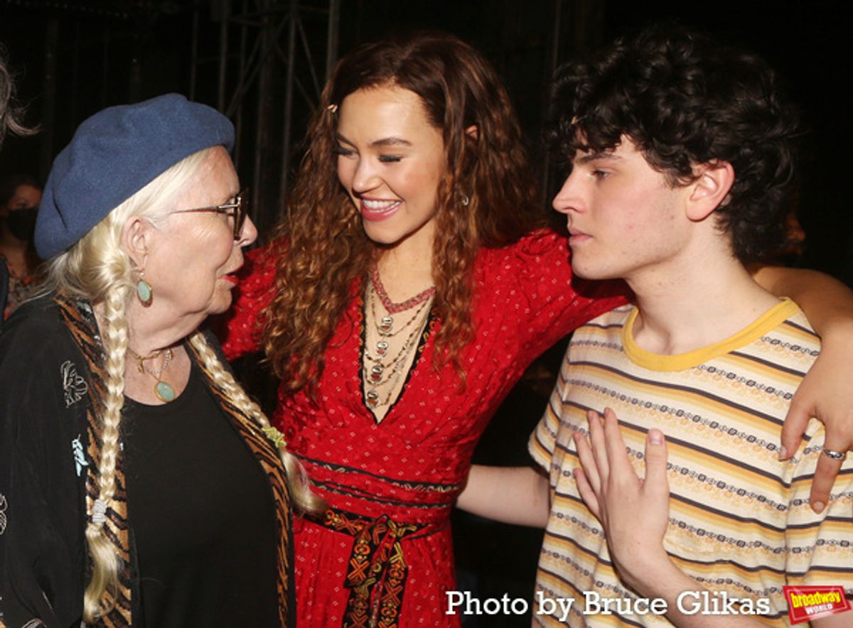 Joni Mitchell, Solea Pfeiffer and Casey Likes at 