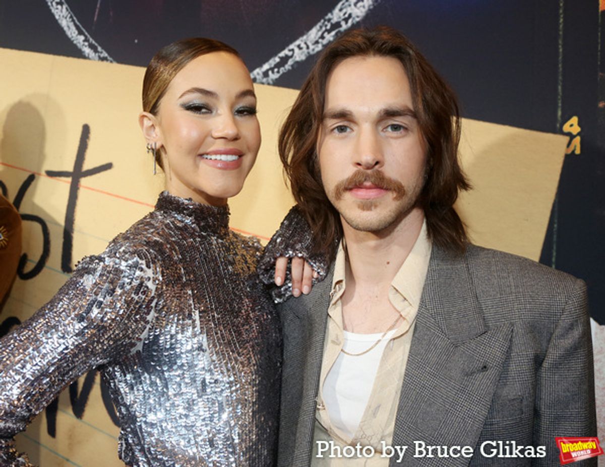 Solea Pfeiffer and Chris Wood at 