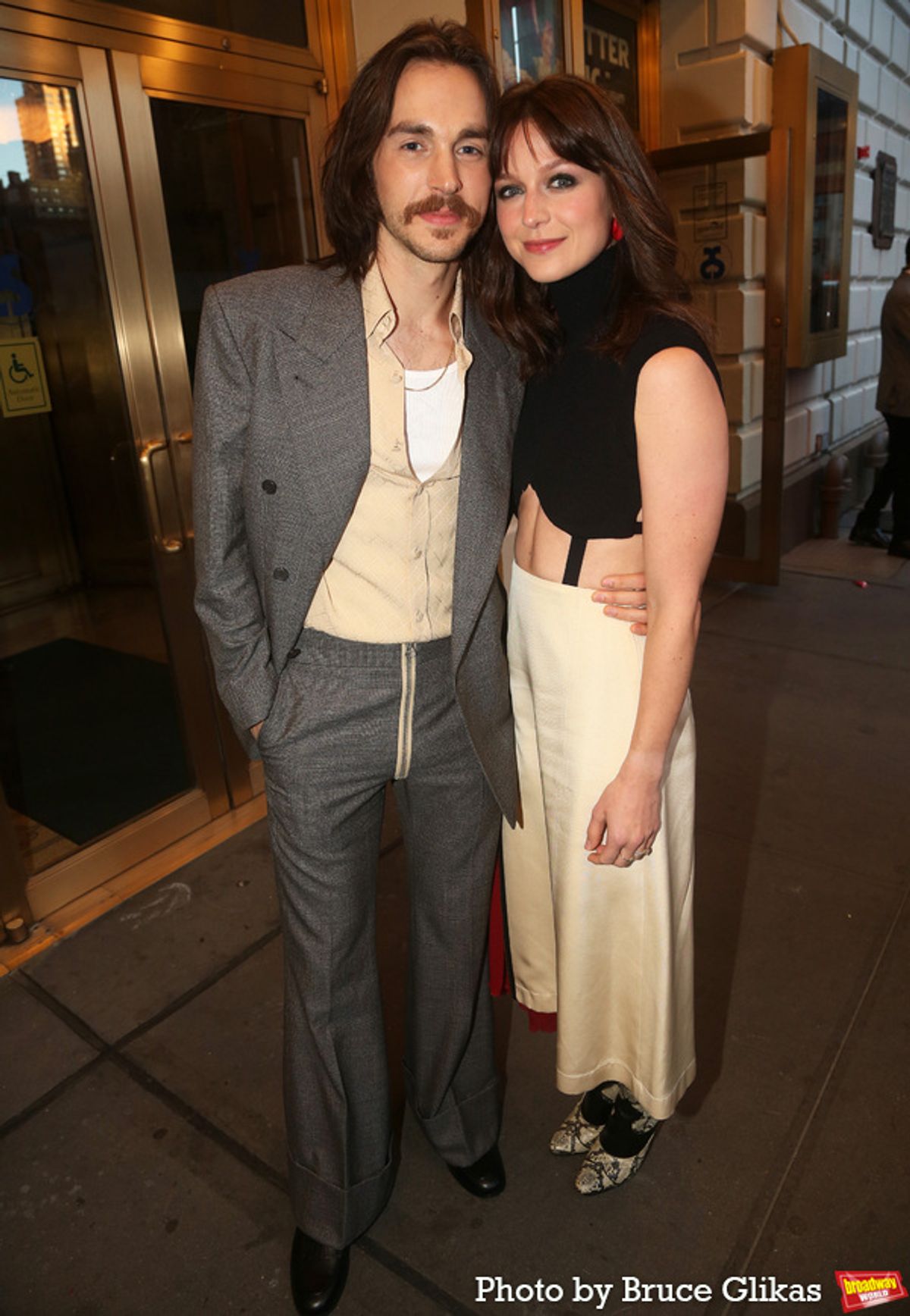 Chris Wood and Melissa Benoist at 